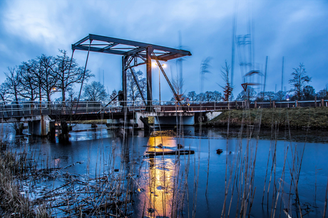 Ochtendrood brengt water in de sloot 24-01-2016