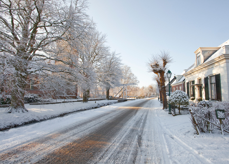 Sneeuw in Kortenhoef