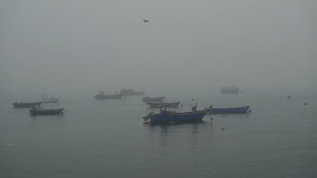 nevel over de Douro (Portugal)