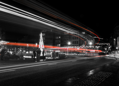 Light Trails In The City
