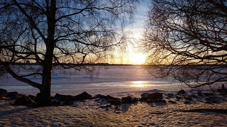 Frozen sea, Kalastajatorppa, Helsinki