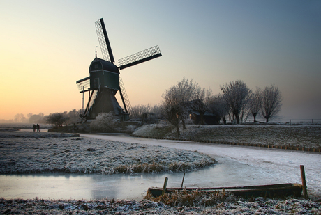 IJs bij de molen