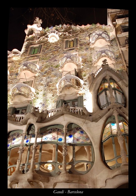 Gaudi on Passeig de Gracia - Barcelona