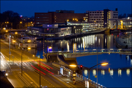 Alkmaar bij nacht