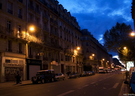 Paris, with the blue blue sky