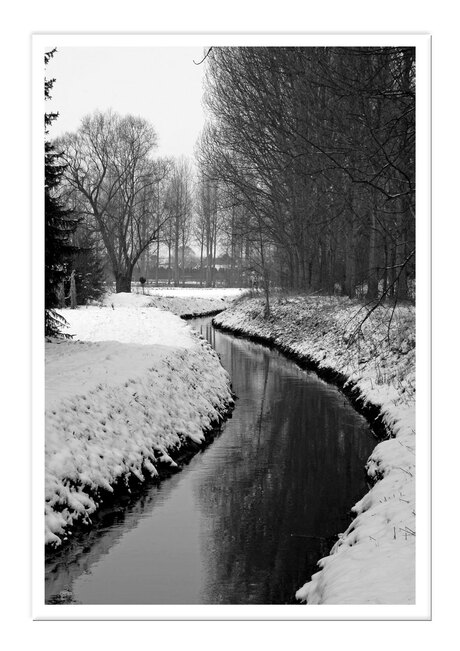 Winter in mijn dorp