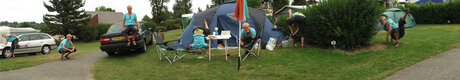 Op de camping