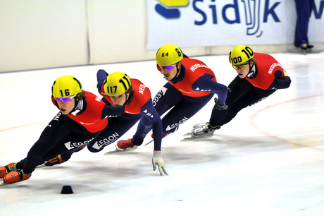 Finale NK Shorttrack 2010 1000m Heren