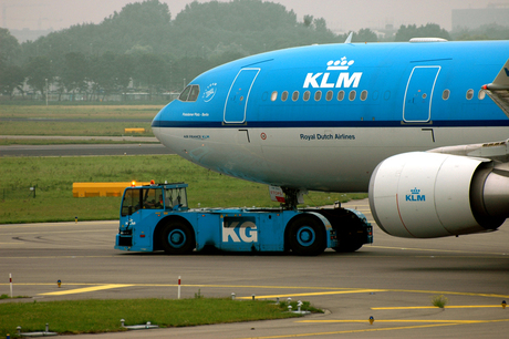 KLM als aanhanger