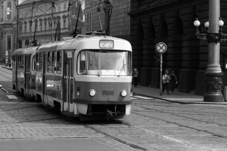 Tram in praag