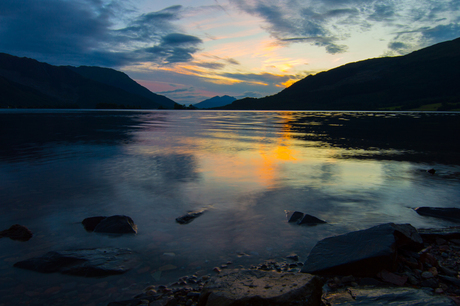 Sunset at the lake