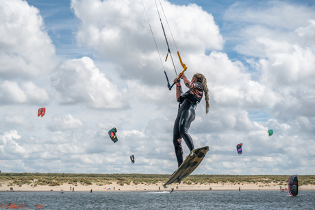 Kitesurfen sprong