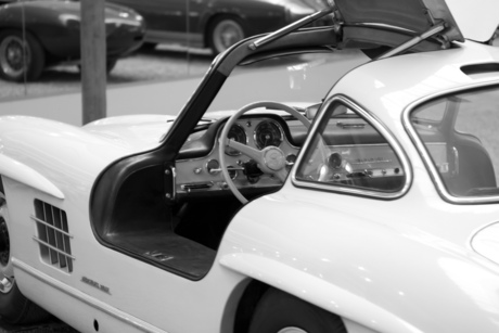 Inkijkje Mercedes Benz 300SL (1955)