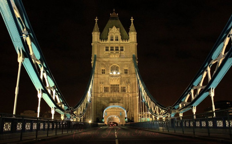 Tower Bridge,London, Empty at Night