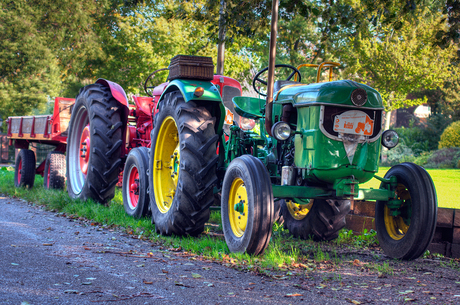 oldtimers, hdr, verschillende opnamen