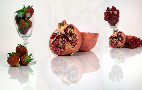 collage rood fruit