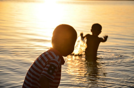 Kinderen in Kyrgyzië