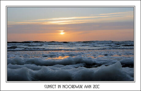 Sunset in Noordwijk aan zee