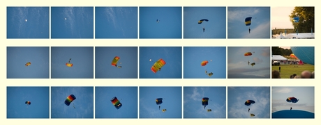 De parachutisten.