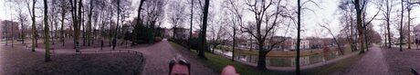 360 graden in het park