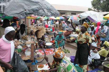 Markt in Gambia