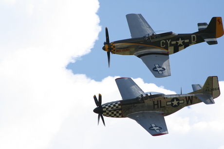 2 Mustangs P51