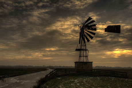 Molen in verval