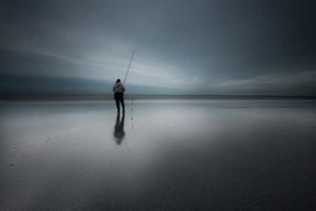 A fisher in Ostend