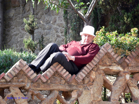 Man in Parc Güell