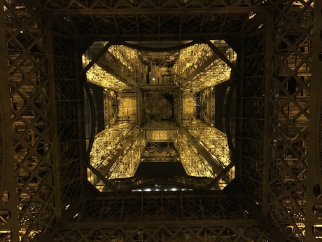 Under the Eiffeltower