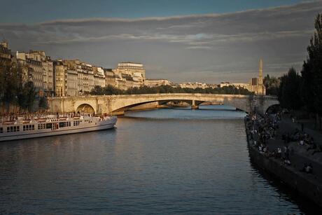 Pont de L'archeveche, Paris, France