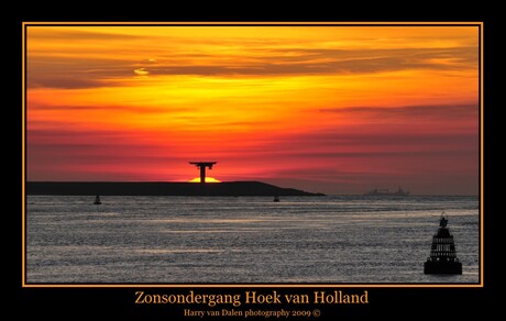 Zonsondergang Hoek van Holland