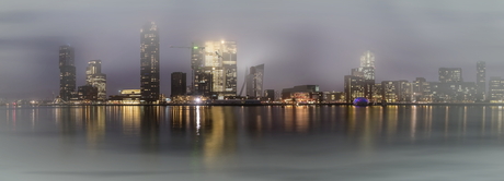 Rotterdam in de mist 7 panorama