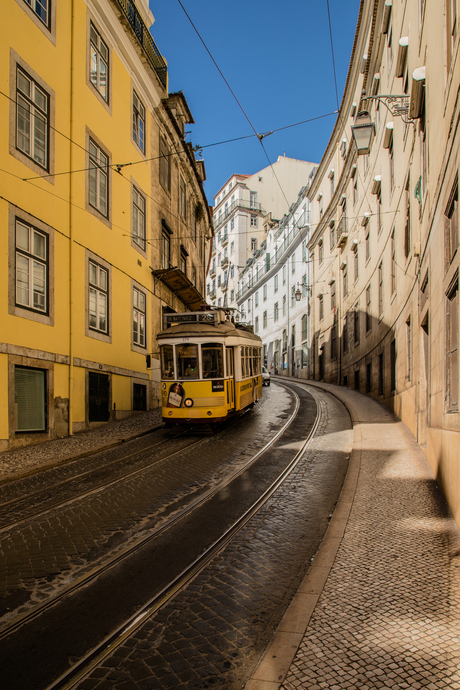 Tram Lissabon stad