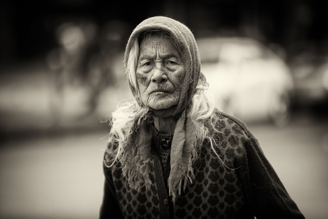 Oude Vietnamese dame