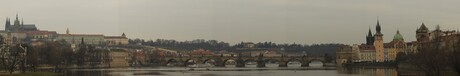 Panorama van burcht Praag
