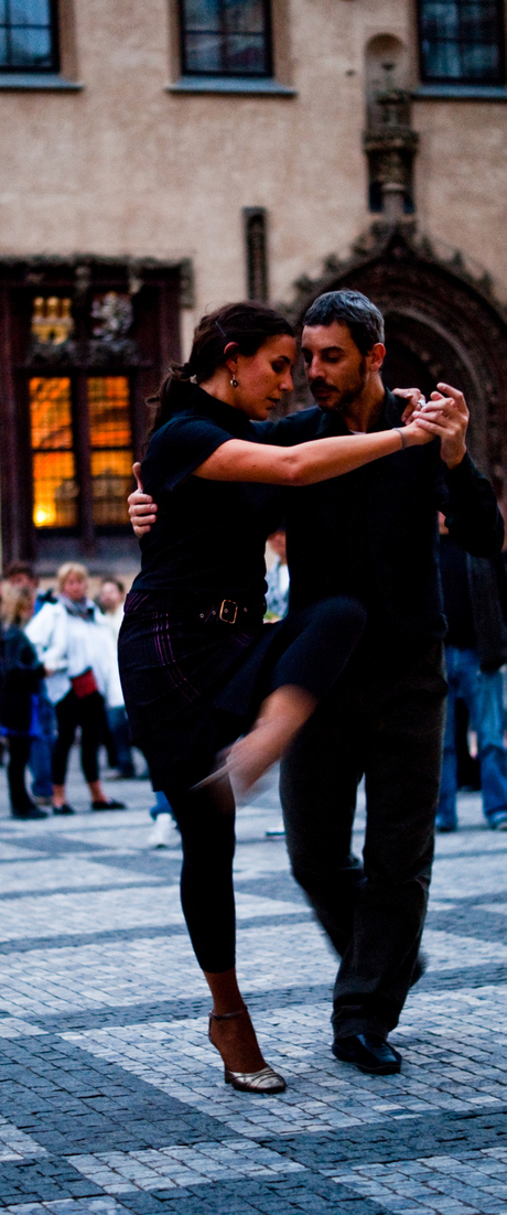 Dance at the old Town Square,Prague