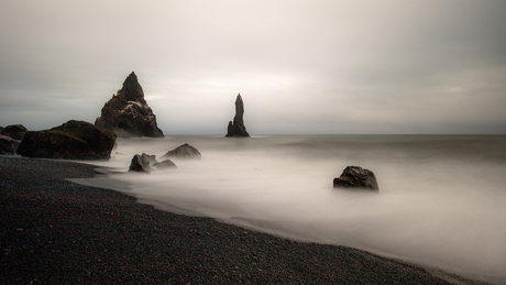 IJsland zwarte strand van Vik