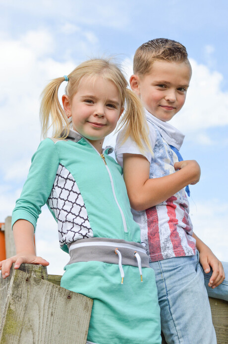 Broer en zus fotoshoot