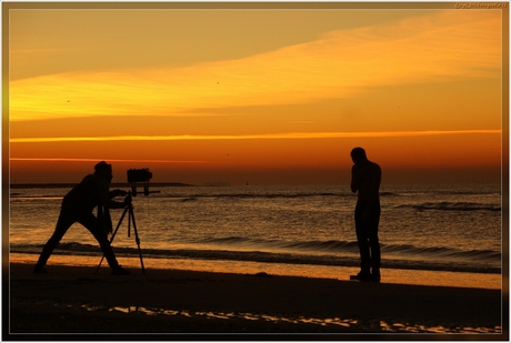 De fotograaf gefotografeerd