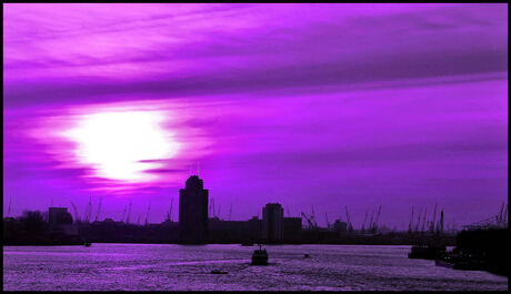 Purple sunset