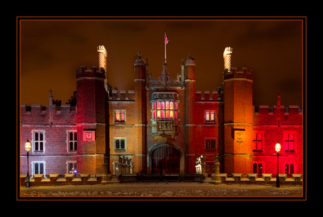 Colourful Hampton Court Palace