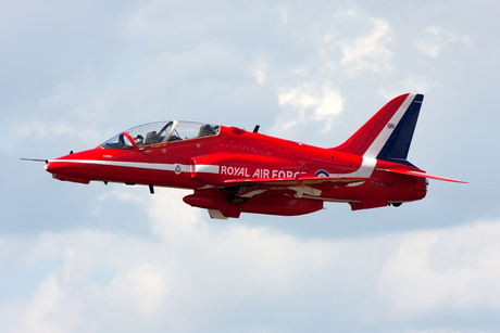 Red Arrows fly-by