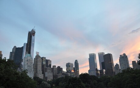 Skyline NY vanuit Central Park