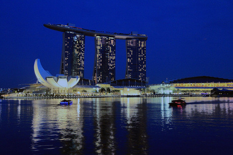 Marina bay, Singapore.