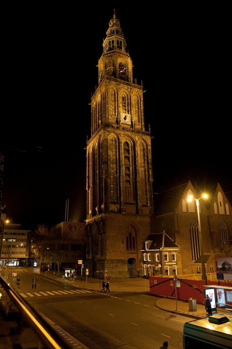 Groningen bij nacht