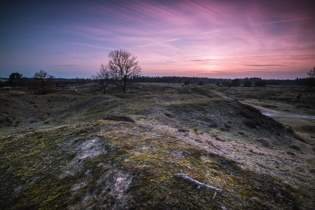 Zonsondergang Aekingerzand