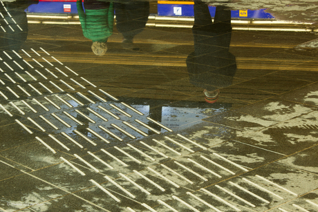 Station Arnhem spiegeling...