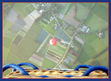 Uitzicht vanuit een luchtballon...