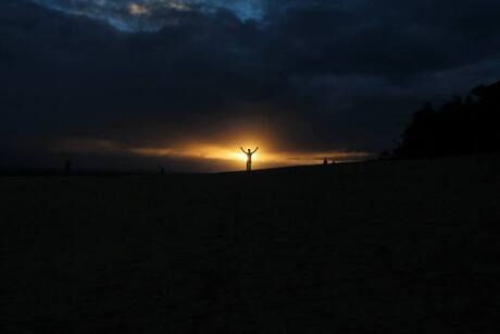 Sunset at rainbow beach